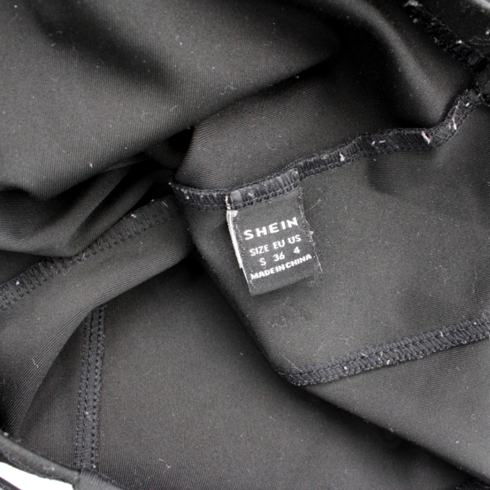 Shein Black Full-Zip Athletic Jacket – Size S - Picture 2 of 5